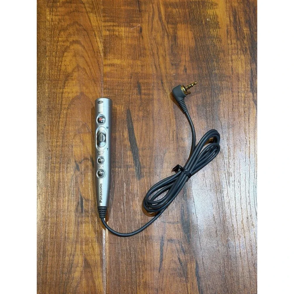 Panasonic PV-GS55 Compact Camcorder Palmcorder with Microphone & Charger - Works